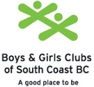 Boys and Girls Clubs of South Coast BC logo